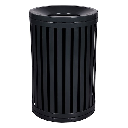 Ex-Cell Kaiser 45-Gal. Receptacle without door - Steel, Black Gloss SCTP-40 ND BLK